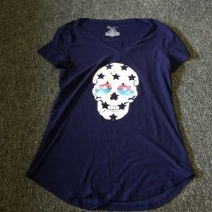 No Boundaries Skull Tee